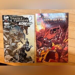 Transformers G.I. Joe & War Within Comic Lot